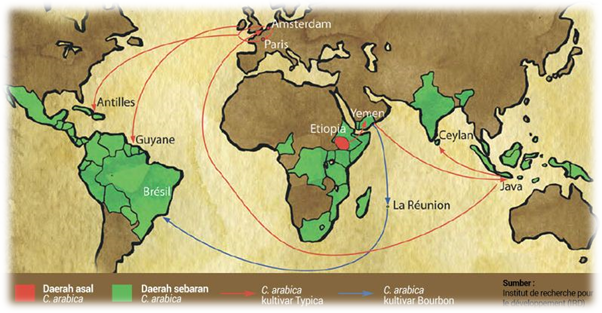 Coffee Origins Map